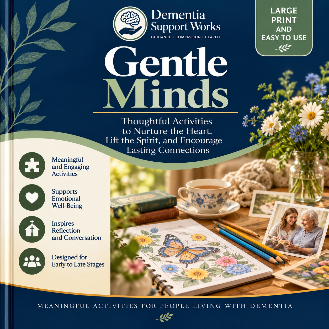 Gentle Minds Activity Book for People Living with Dementia